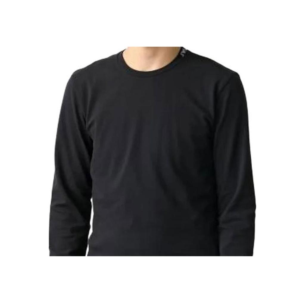 Emporio Armani Solid Color Slim Fit Long Sleeve T-Shirt Men tops Black 111023-4F531-00020