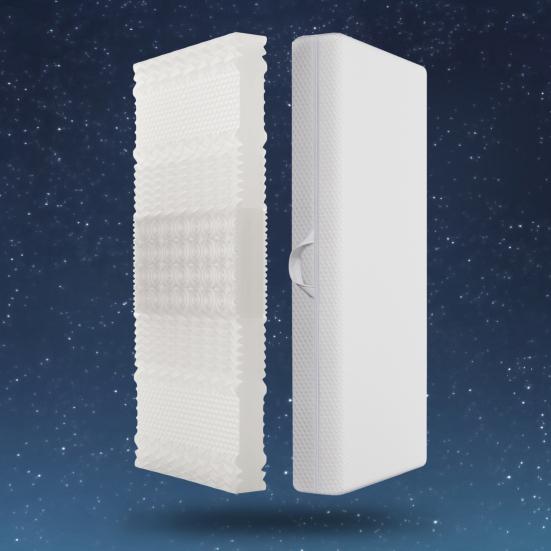 Cold Foam Mattress 7 Zones Comfort Foam Mattress, 20cm High, H3 H2 Mattress 90x200cm Ergonomic Cold Foam Mattress with Handles & Cover Washing Climate