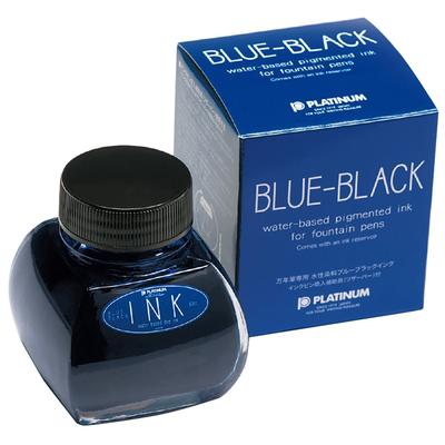 Platin Füllfederhalter Tinte in Flaschen 60cc Blau-Schwarz INK-1200#3
