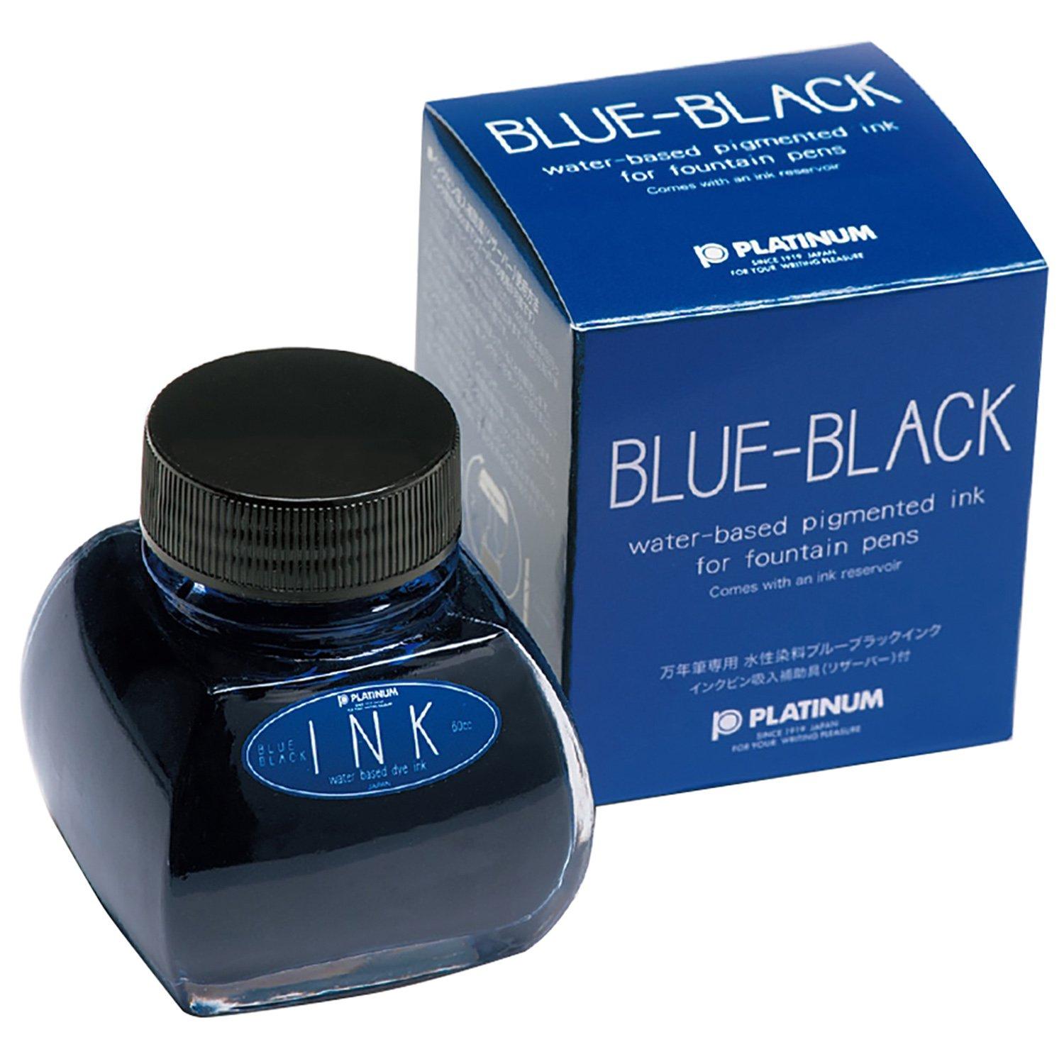 Platinum Fountain Pen Bottled Ink 60cc Blue-Black INK-1200#3