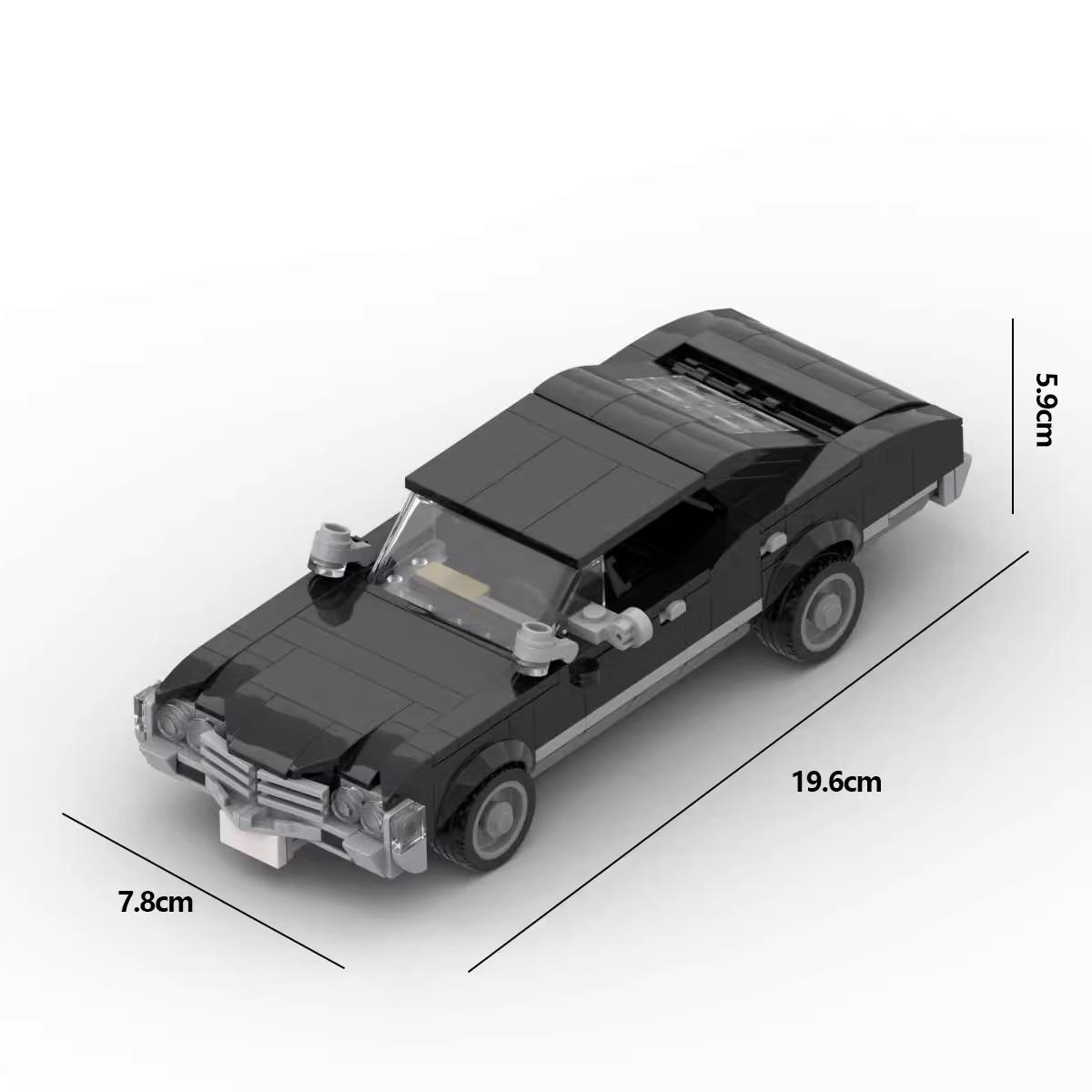 

MOC Technical Car TV Movie Supernatural 1967 Chevroleted Impala Speed Vehicles Sets Building Blocks Kid Toys Christmas Gift