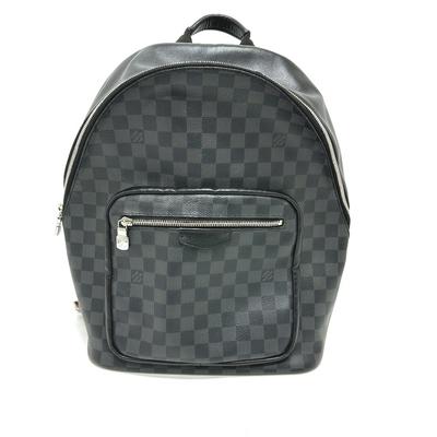 Louis Vuitton N41473 Josh rygsæk taske Rygsæk DamierGraphiteCanvas Sort