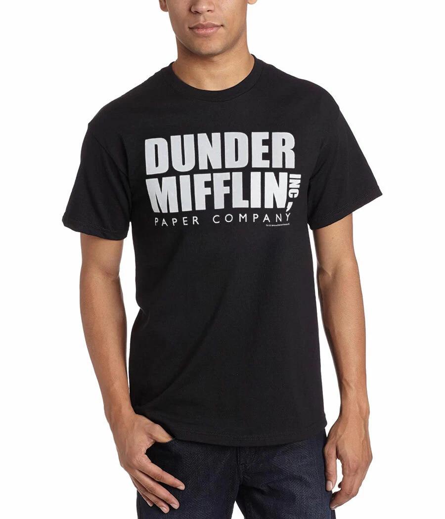 Official The Office Dunder Mifflin Inc Paper Company Logo T-Shirt S