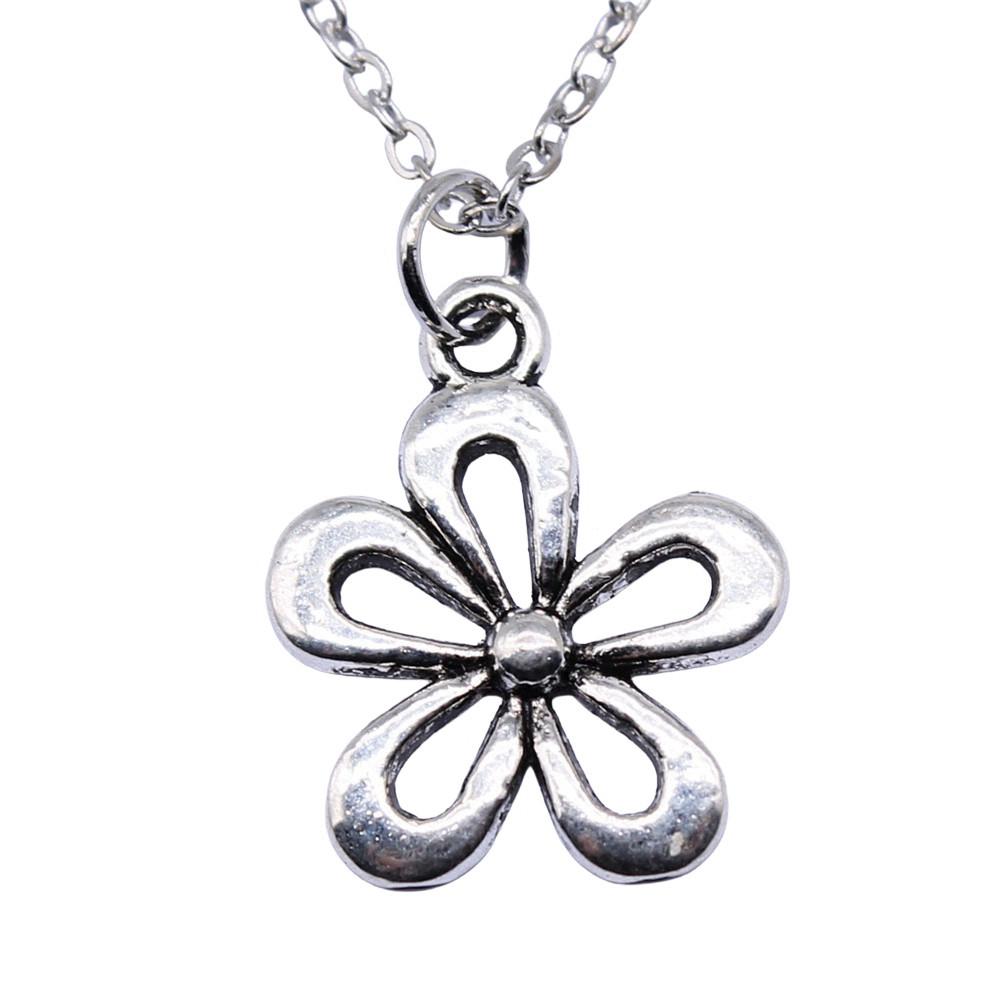 Tree Of Life Pendant Heart Necklace Nature Love Symbol Jewelry 40cm Short Chain