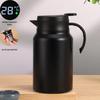 Insulated 1500ML Tea Pot with Divider, Slow Brew Kettle, Large Capacity Thermos for Home