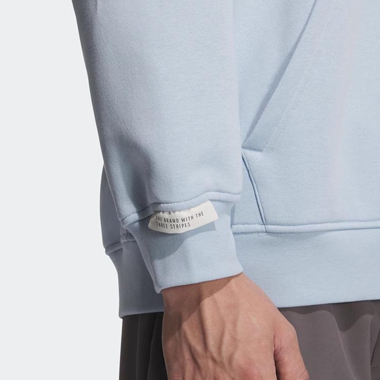 Adidas Casual Pullover Hoodie Long Sleeve Sweatshirt Unisex hoodies Blue Black JM9078