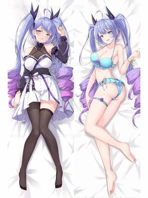 Dakimakura Anime Doppelschwanz Kissenbezug Beidseitiger Druck Lebensgroß Hohe Qualität 2WAY Kissenbezug Otaku Geschenke