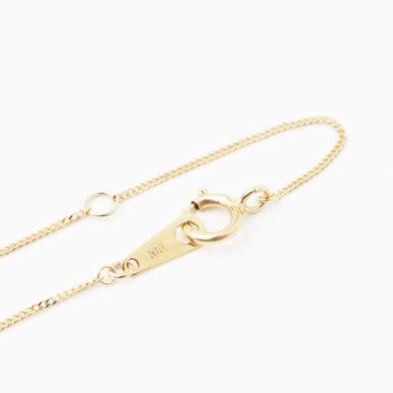 18K Necklace Kihei Chain 40cm cut Kihei K18 0.7g 2-sided
