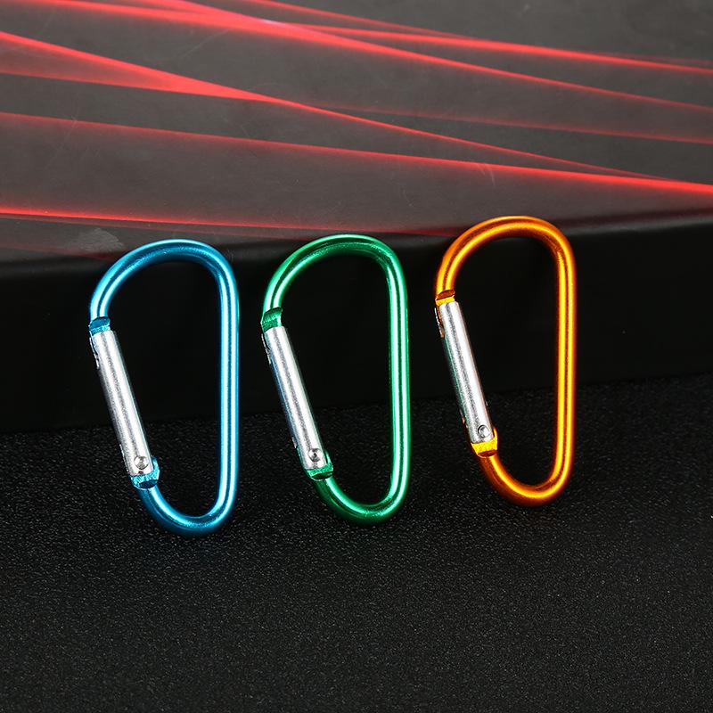 D-type Aluminum Alloy Carabiner: Outdoor, Quick Release, Multifunctional Water Bottle Buckle