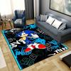 Sonic Cartoon Comic Rug for Home Decoration,Washable Non-slip Large Rug Floot Mat LXRa56