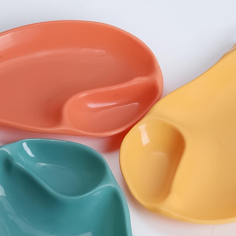 Strapazierfähiger Snackteller Mehrzweck Pommes Saucen Teller Neue Gewürzschale