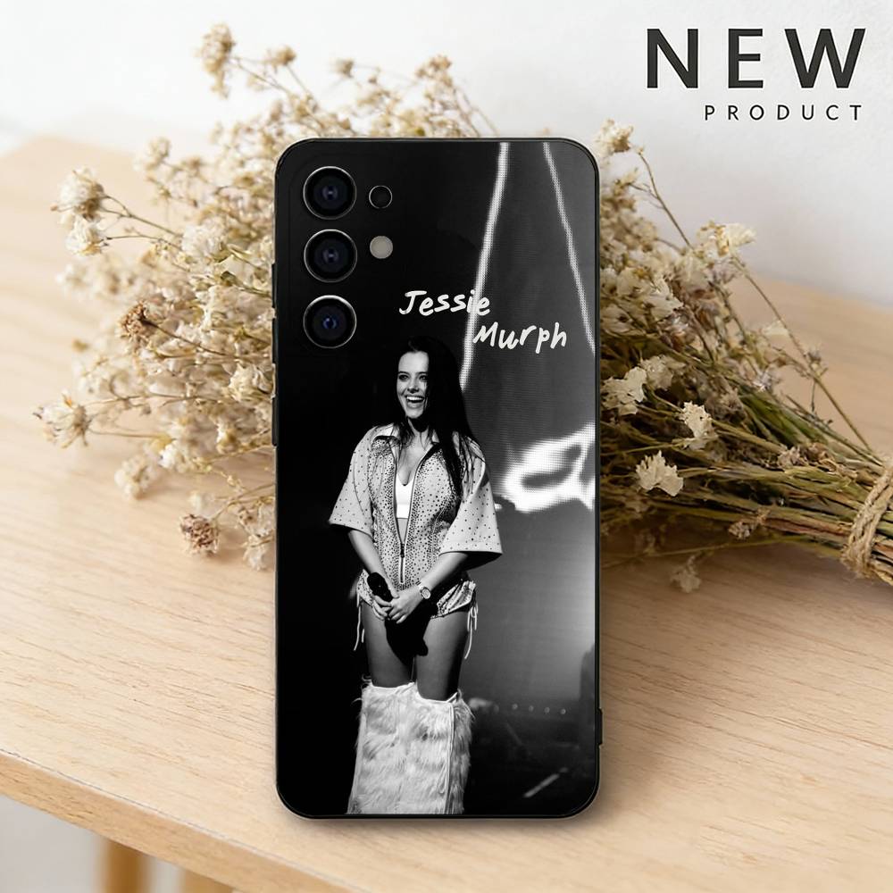 Singer J-Jessie Murph Phone Case For Samsung S26,25,24,23,22,30,21,10,9,Ultra,Plus,Lite Black Soft Case
