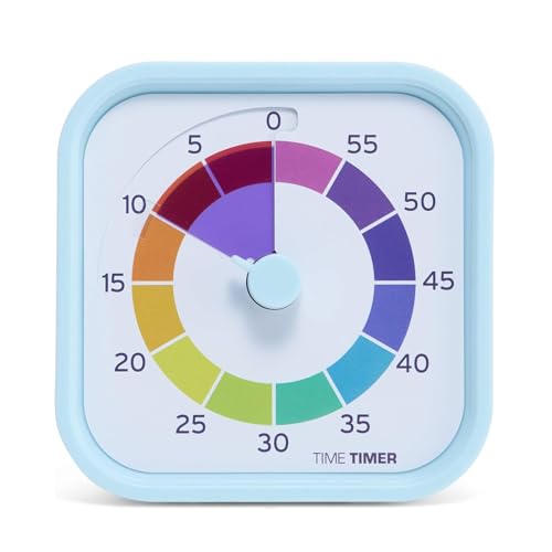 TIME TIMER MOD Home Edition 9cm 60-Minute Time Timer Mod Rainbow Time Management Learning Timer TTM9-HRW-W Authentic Product