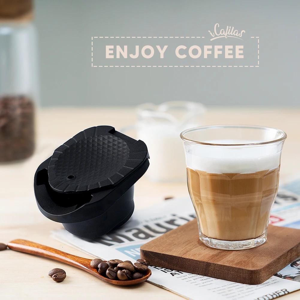 Reusable Capsule Conversion Adapter Coffee Powder Capsules Convert Tray Cafe Maker Holder for Nespresso Piccolo XS /Genio S