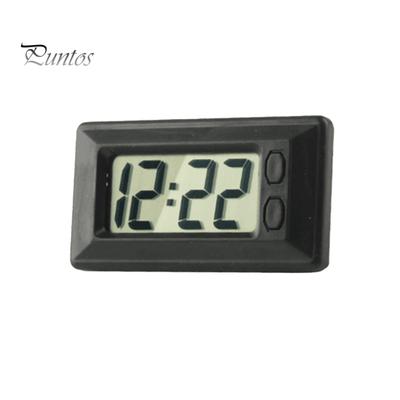 Reloj digital Reloj de tablero digital LCD ultrafino Reloj despertador conveniente para la decoración del automóvil de la oficina en el hogar