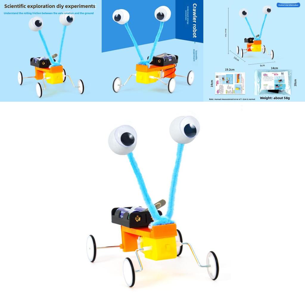 Self Made Electric Insect Assembly Experimental Material Set Kid Puzzle Toys For Kids Educational Stem Toy