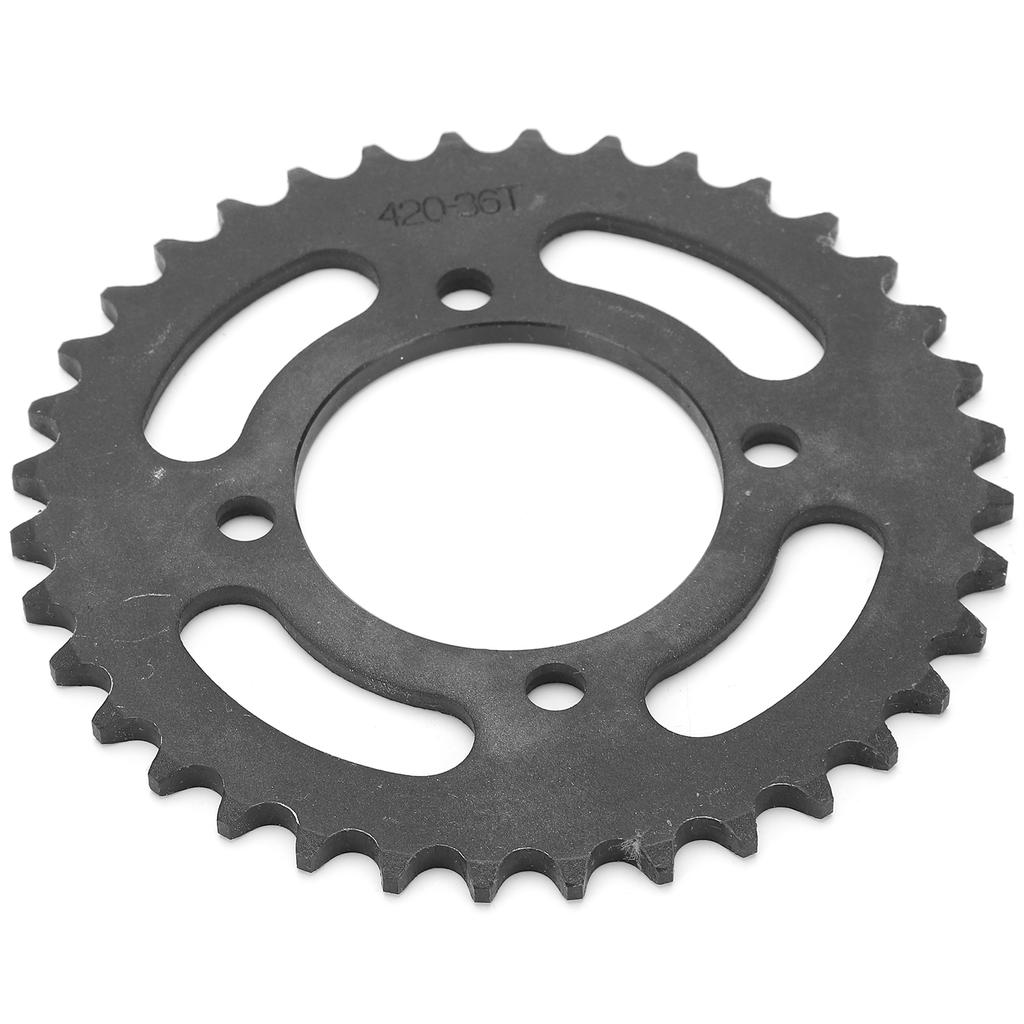36T Tooth 420 Chain Size 65mm Steel Rear Chain Sprocket for ElectroTricycle ATV Dirt Bike