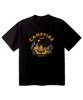 BEMIGHTY Campfire Drawing Oversized Short Sleeve T-Shirt [Black]