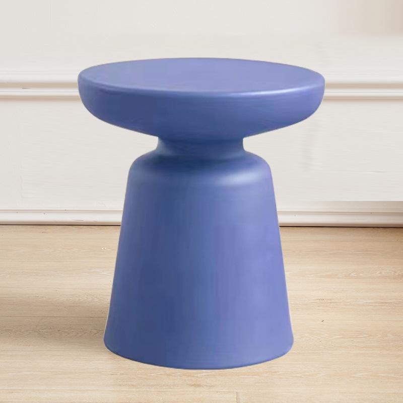 Household Plastic Circular Coffee Table Living Room Small-sized Side Table Balcony Modern and Minimalist Coffee Table