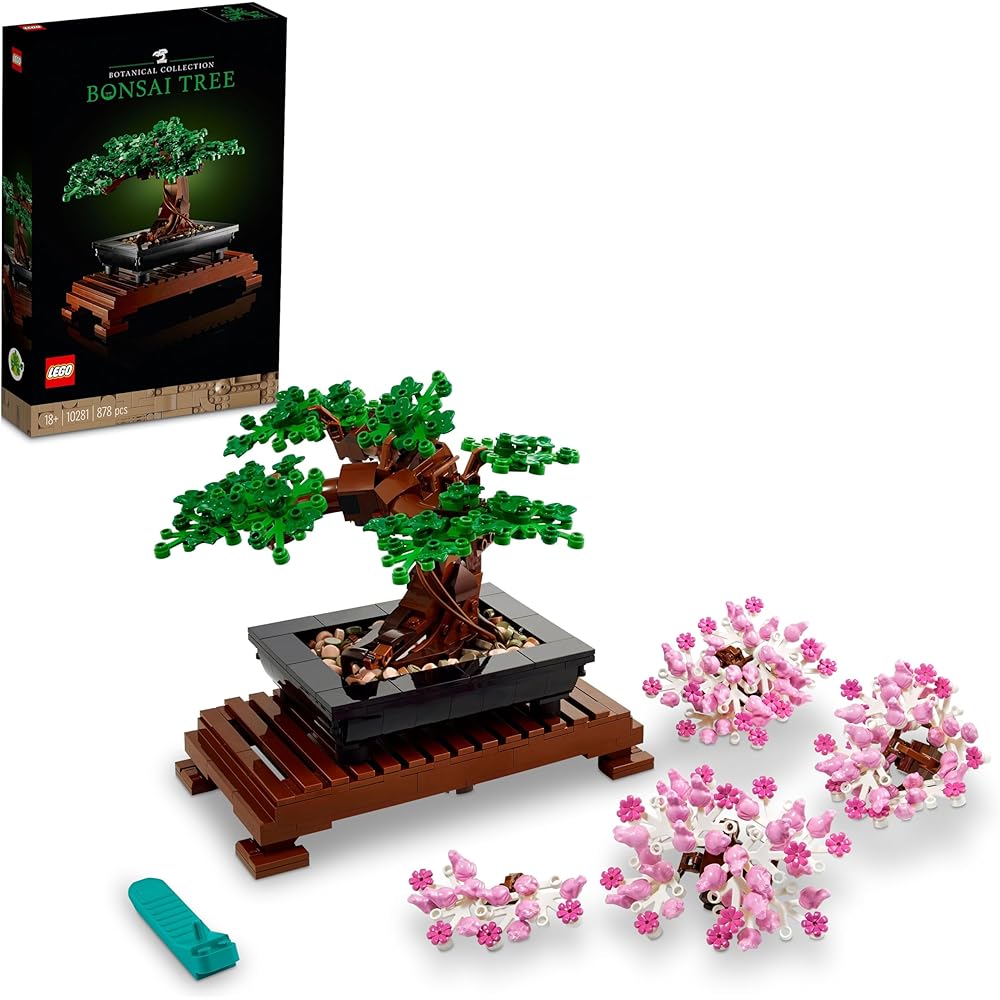 

LEGO Botanical Collection Bonsai Toy Building Set Decorative Indoor Plant Model Gift for Men and Women 10281