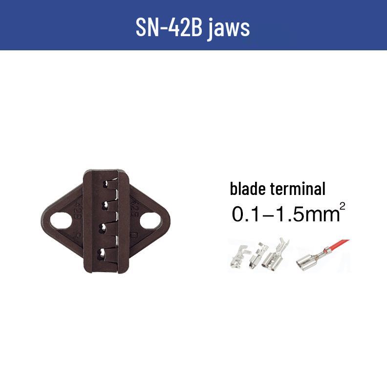 SN Series Crimping Pliers Jaws: Spring & Terminal Fittings (02C, 06WF, 2546B, 58B, 06)