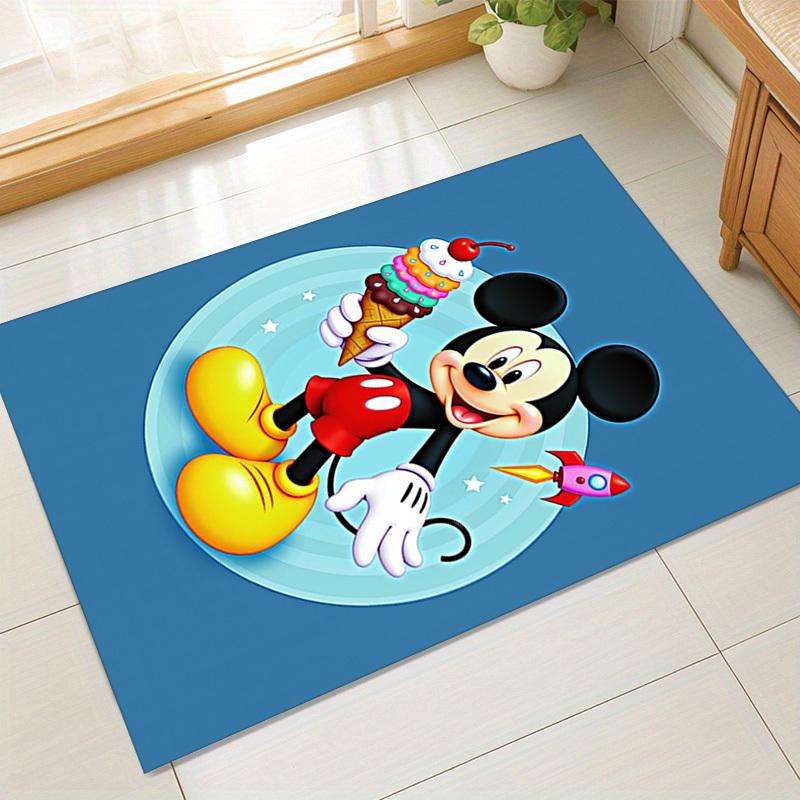 

1pc. Mickey Mouse Ice Cream Cone Rug - Home Decor, Office Carpet, Chair Mat, Outdoor Rug Giftz041122 60cm by 90cm