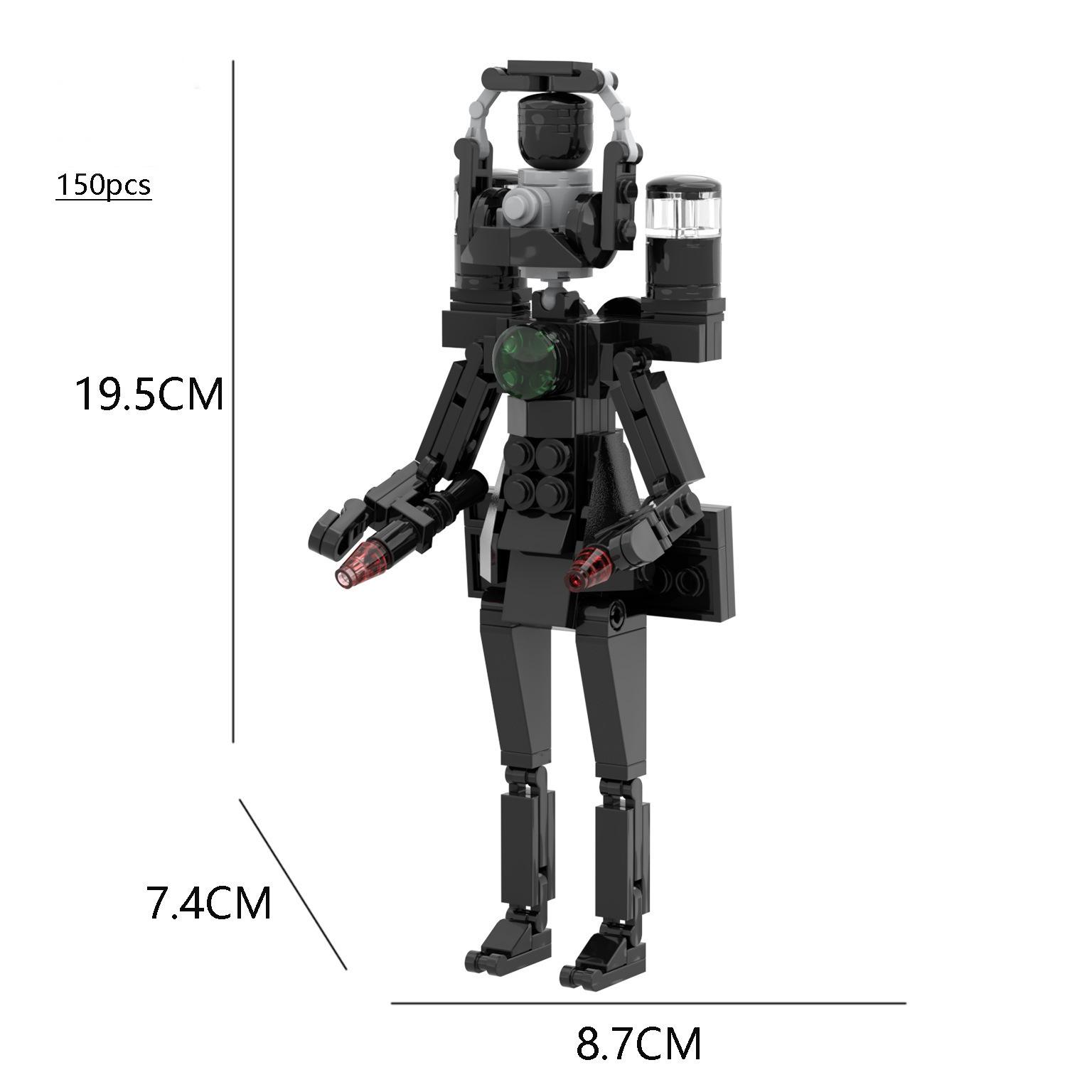 

2023 3D Спикерман Детский блок пластиковый игровой конструктор для подростков и детей унитаз Skibidi