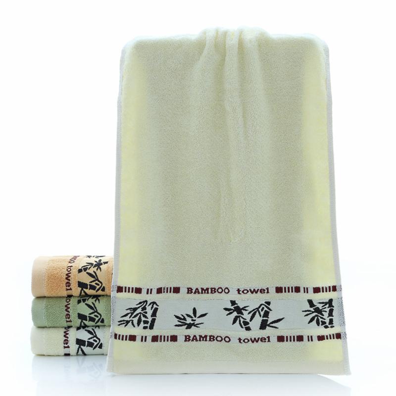 

Полотенце из бамбукового волокна, мягкое и удобное, приятное для кожи, впитывающее воду, подходит для мужчин и женщин, жаккардовые полотенца 35x75cm&1pc