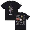 Helpless Scroll Pattern Tshirt Kai Azer I Love You Romantic Quote Tshirt 2026 Summer Mens Fashion Street Wear Y2K Tshirt