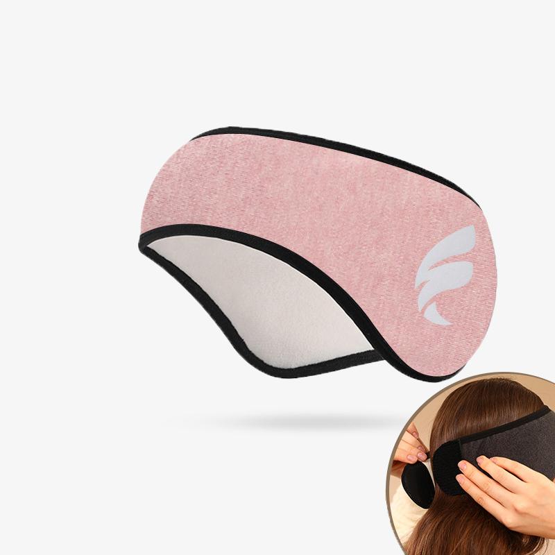 Sleep Mask Blackout For Relaxing Plush Blindfold Cotton Sleeping Blindfold For Men Women Anti-noise Earmuff
