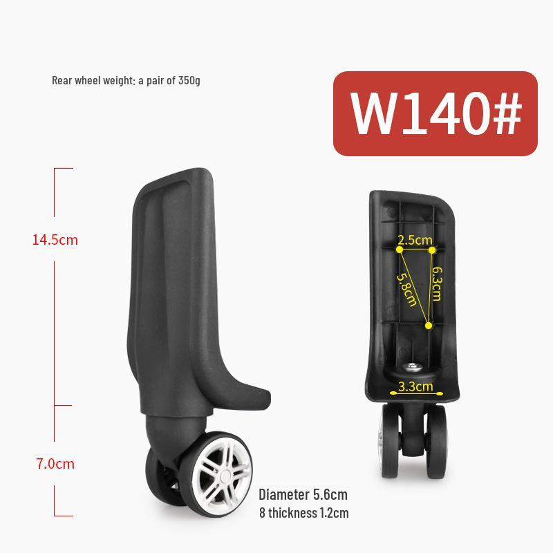 Universal Luggage Replacement Wheels - Trolley Suitcase Repair Accessories