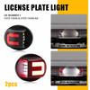 LED License Plate Light for 1999-2016 Ford F-250 F-350 F-450 F-550 Super Duty EA