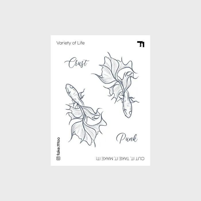 Betta Tattoo Sticker