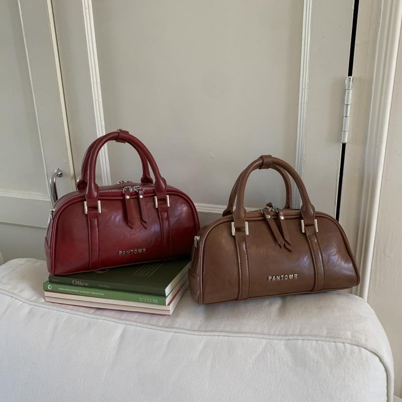 Simple Literary Handbag Bag Autumn Commute To Work Messenger Bag Bag Versatile Shoulder Women's Bag Tide