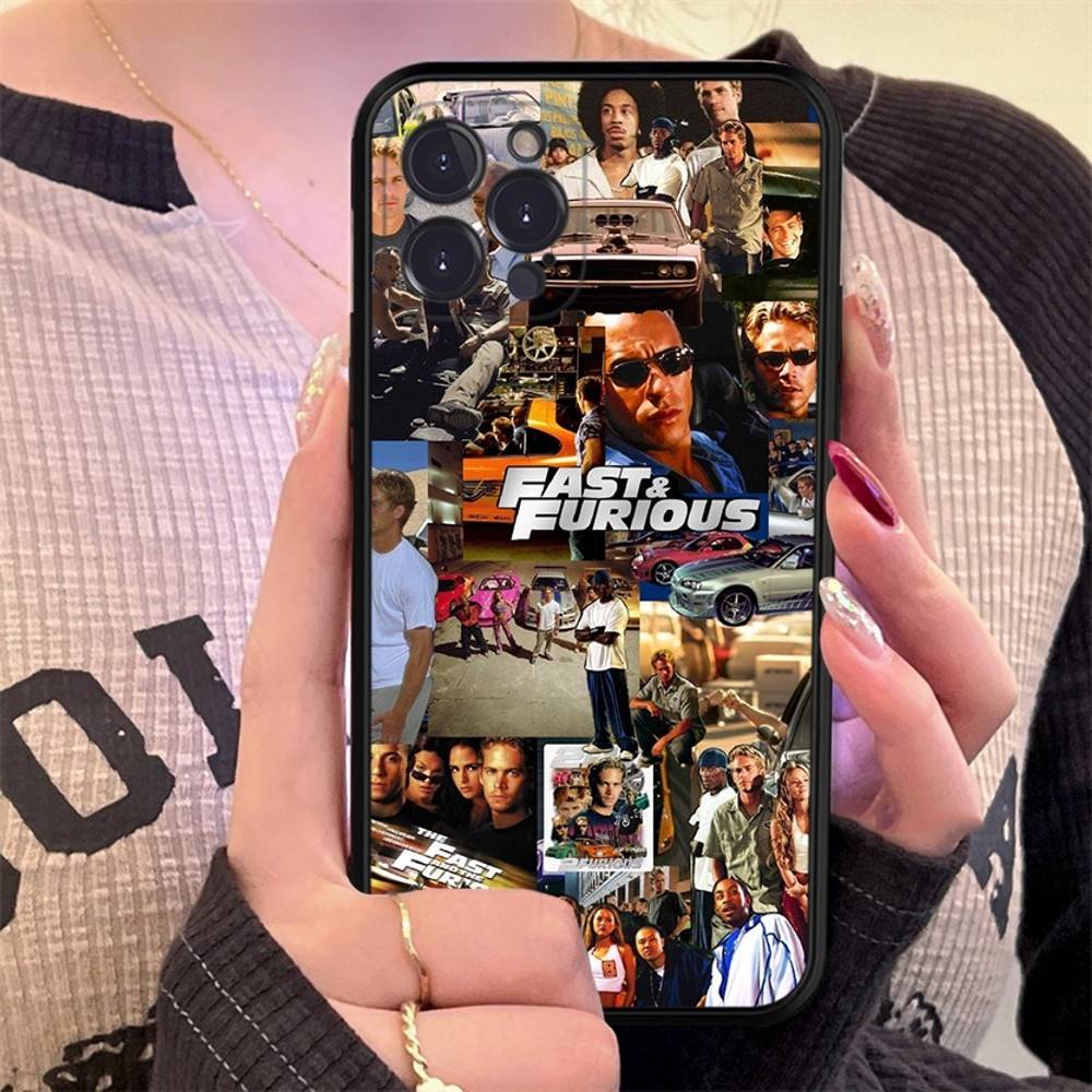 

Action Movie Series Fast F-Furious Phone Case Silicone Soft For Iphone 16 15 14 13 12 11 Pro Mini XS MAX Plus X Cover iPhone 14 plus