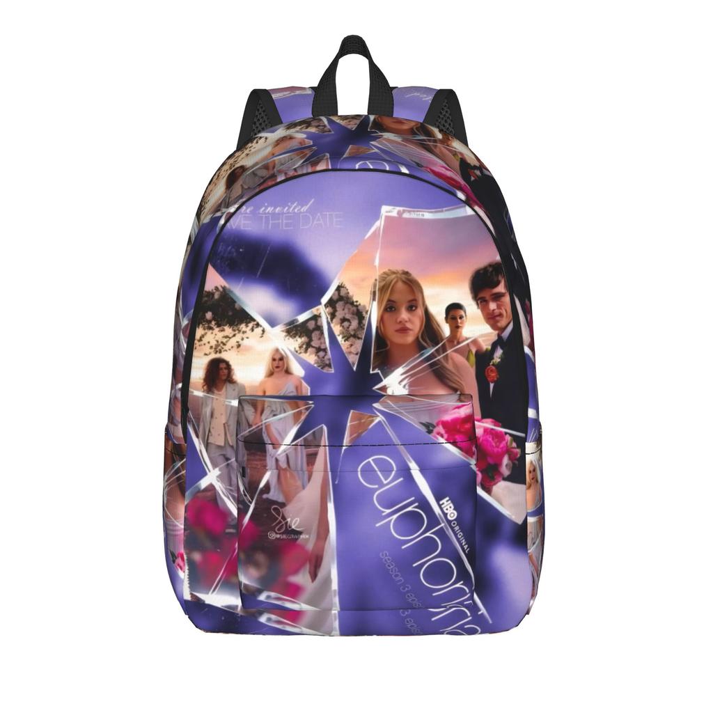 Euphorias Season 3  Cool Rucksack Durable High School Professional  Everyday Backpack for Men Women Laptop Cloth Bags