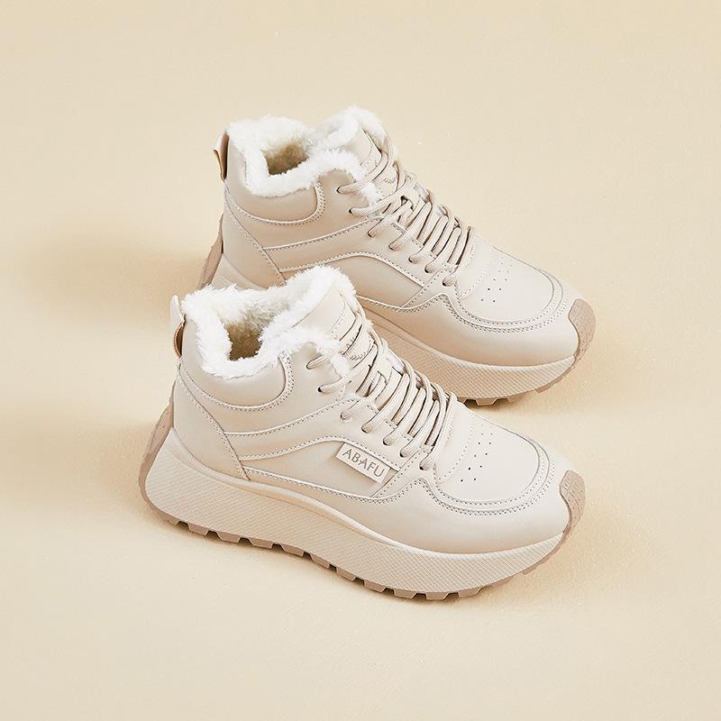 

ins new velvet dad shoes winter student sports running casual shoes heightened ZY 40 хакі