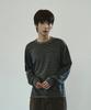 Seukeulaeteulpigsel Striped Garment Washed Long Sleeve [Khaki]