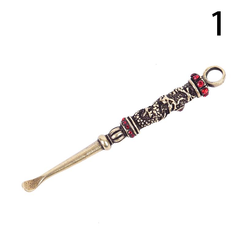 

Средство для чистки ушей, латунные обнаженные женские средства для удаления ушей, крошечные брелки с ложкой, винтажные латунные