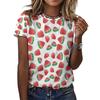 Women's Round-Neck Casual Short Sleeve T Shirt Harajuku Top Y2k Tees Female Clothing