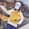 Ins Multi-purpose Women's Korean Version Shoulder Canvas Bag, Fashion and Art Messenger Tote Bag, Backpack, Make-up Lesson Canvas Bag