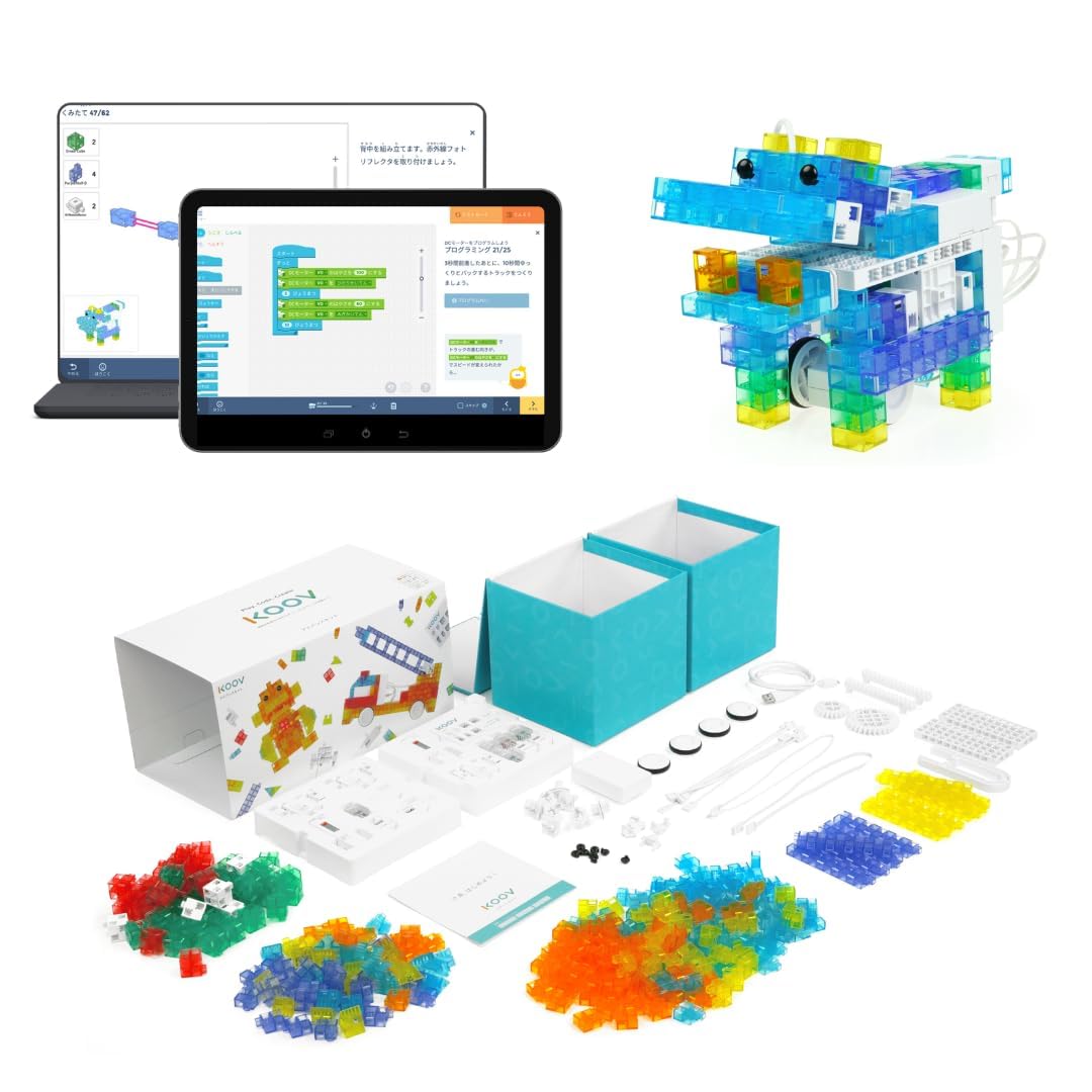 

Электронный набор Sony KOOV для детей и учеников начальной школы и робототехника Образовательный Популярный образовательный подарок для поступления в школу [Веселая сборка,