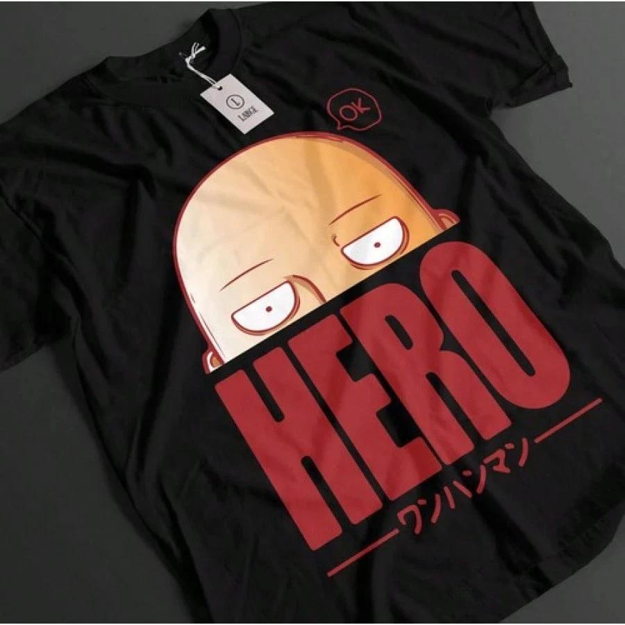 Anime Wibu One Punch Unisex Saitama TShirt V25 S
