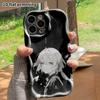 Mobildeksel: 2D flat, passer til iPhone 18 17 16 15 14 13 12 Pro, animejente, perfekt jule- og Halloween-gave