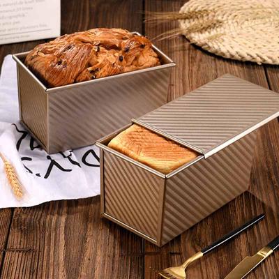 Toast Box Mould 450g with Lid Non-stick Baking Baking Utensils Bread Water Cube Toast Mould