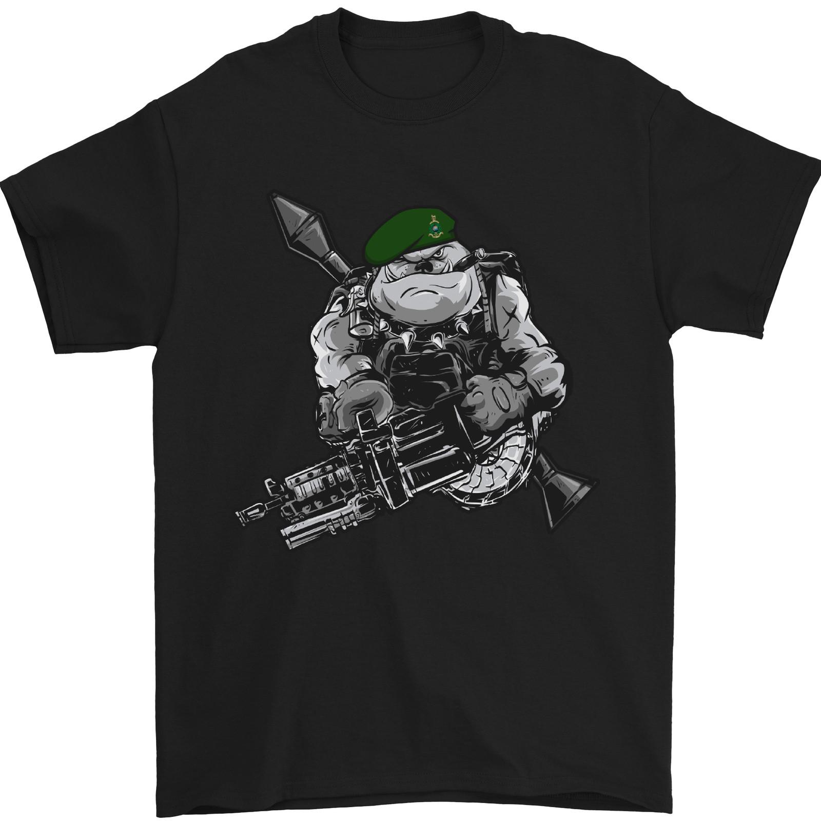 Royal Marine Bulldog Commando Soldier Mens T-Shirt 100% Cotton S разноцветный