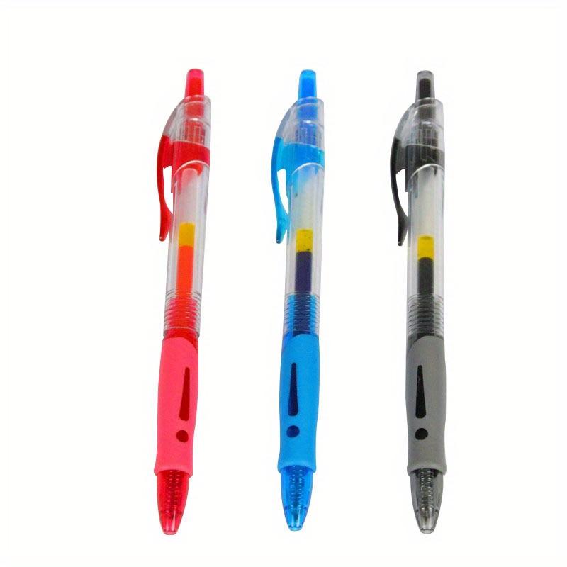 Pixuri cu gel cu punct de exclamare de 0,5 mm, 10 buc, pentru examen, papetărie creativă, rechizite de birou, pix cu semnătură, 10 buc