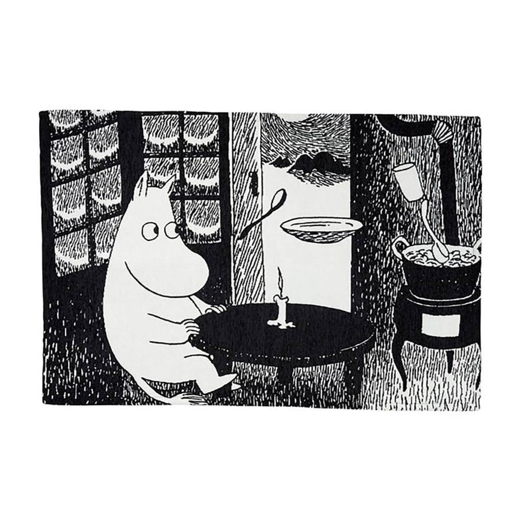 Marushin Rug Mat H60 x W90cm Moomin Mysterious Guest 1445021000