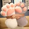 Engraçado Chubby Bear Paw Plush Pillow Stuffed Soft Simulação Teddy Bear Paws Brinquedos com Cobertor Bonecas Kawaii Presente