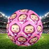 Pallone da Calcio Masha e Orso Stampa Taglia 5, Pallone da Calcio in PU Resistente all'Usura per Partite, Allenamenti e Pratica Quotidiana, Regalo di Compleanno per Appassionati di Calcio